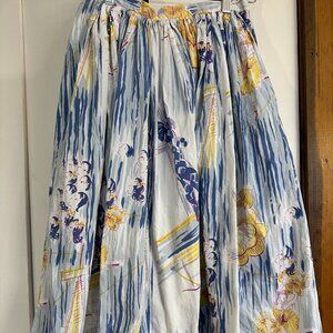 Kit Cornell Hawaiian Pleated Skirt, Size 6